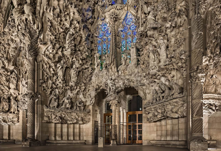 Accés principal de la Sagrada Família